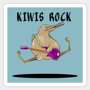 Kiwi Bass Player Magnet